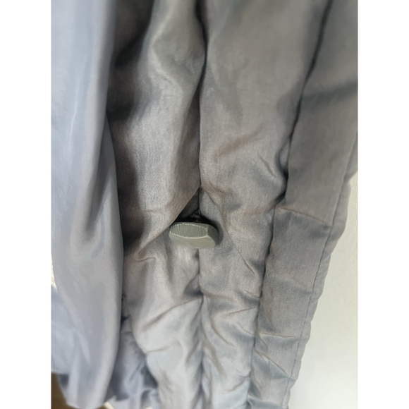 Vintage Windsor Bay S Long Gray Puffer Coat JC Penney Quilted Winter Jacket 70s - Picture 14 of 16